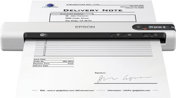 Epson WorkForce DS-80W Wireless Mobile Scanner