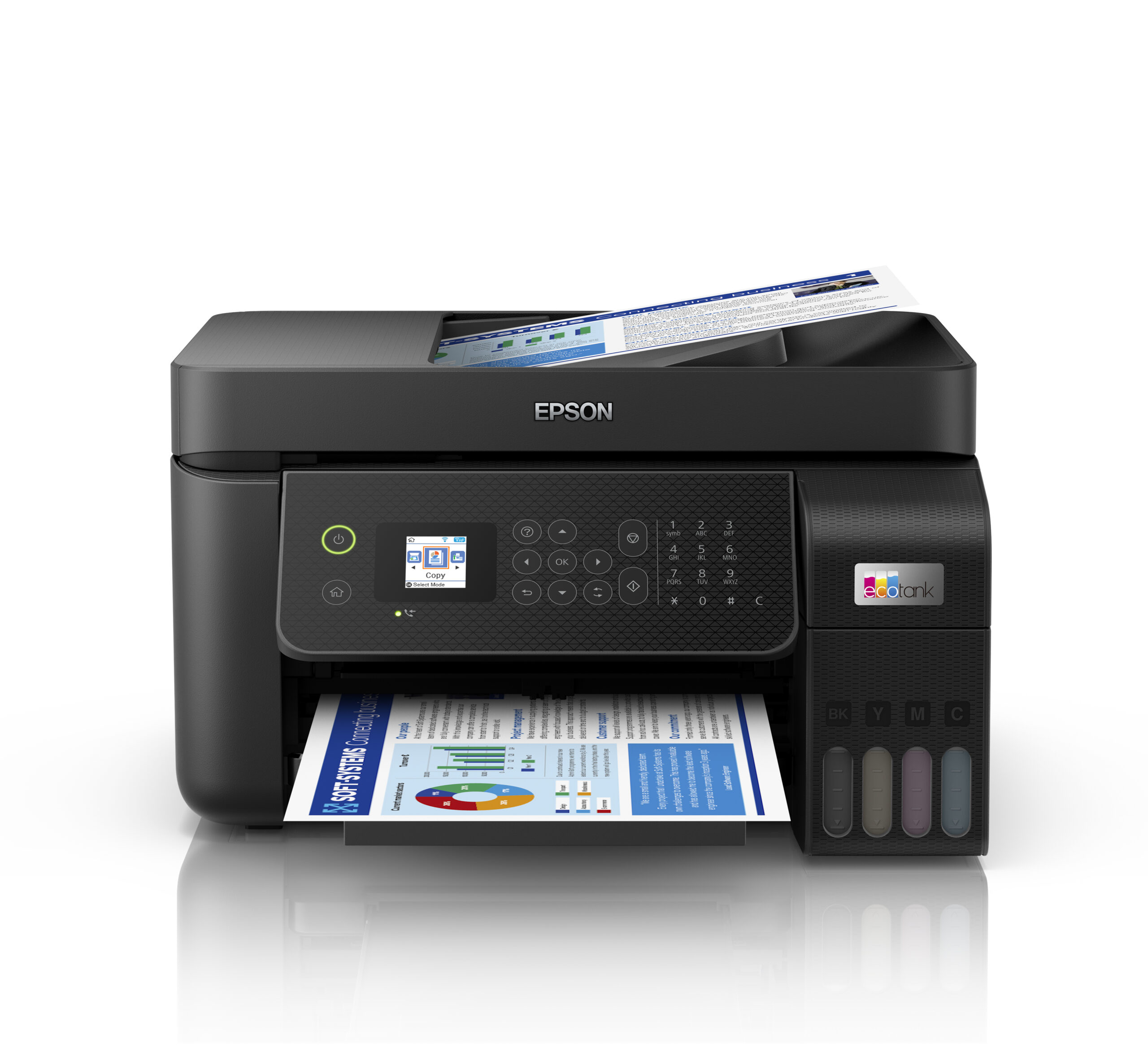 Epson EcoTank L5290 4-in-1 with Wi-Fi Direct and Ethernet Printer (Black)