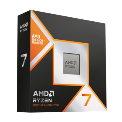 AMD Ryzen 7 9800X3D  8 Cores-16 Threads  Socket: AMD5   5  2GHz max boost  104MB cache  120W TDP