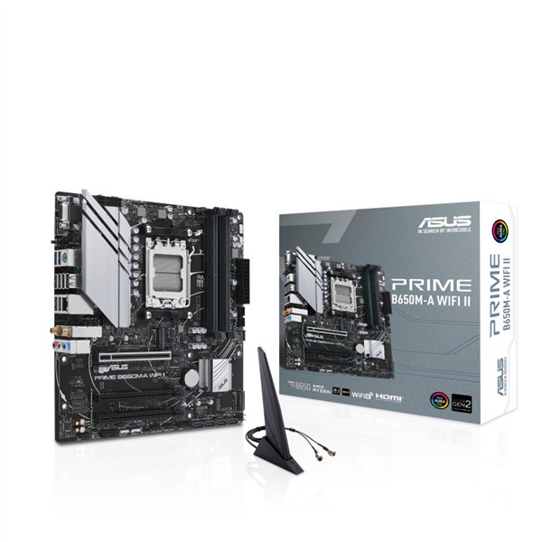 ASUS Motherboard-AM5-DDR5-4xDIMM-Max  128GB-1xPCIe4x16- 2xPCIe4x16-2xM  2-4xSATA-1xDP-1xVGA-1xHDMI-RAID   - Image 7