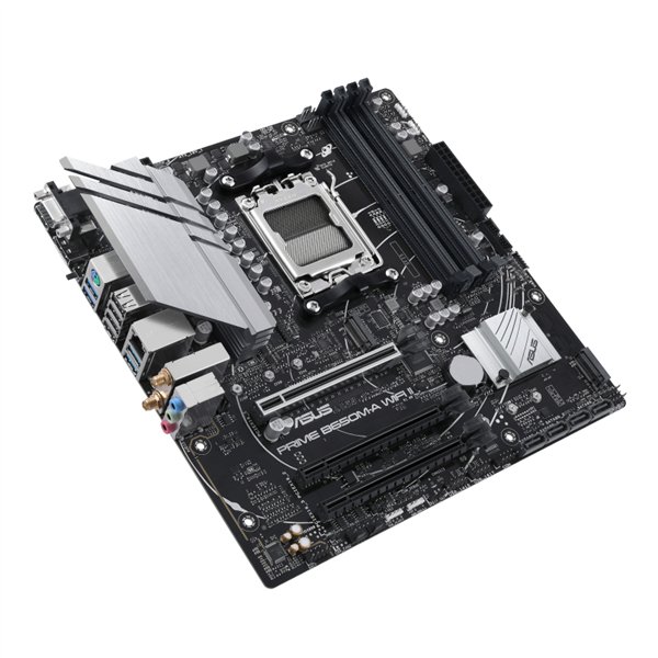 ASUS Motherboard-AM5-DDR5-4xDIMM-Max  128GB-1xPCIe4x16- 2xPCIe4x16-2xM  2-4xSATA-1xDP-1xVGA-1xHDMI-RAID   - Image 5