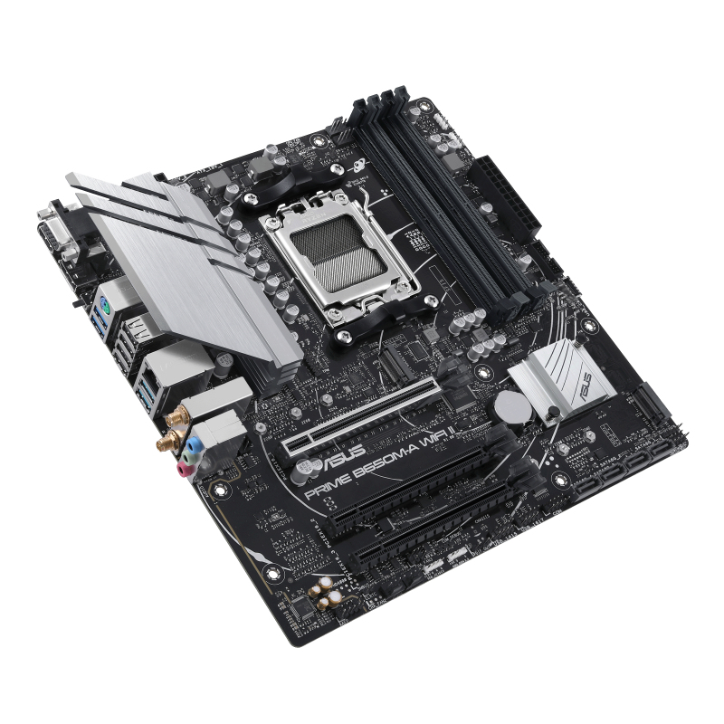 ASUS Motherboard-AM5-DDR5-4xDIMM-Max  128GB-1xPCIe4x16- 2xPCIe4x16-2xM  2-4xSATA-1xDP-1xVGA-1xHDMI-RAID   - Image 5