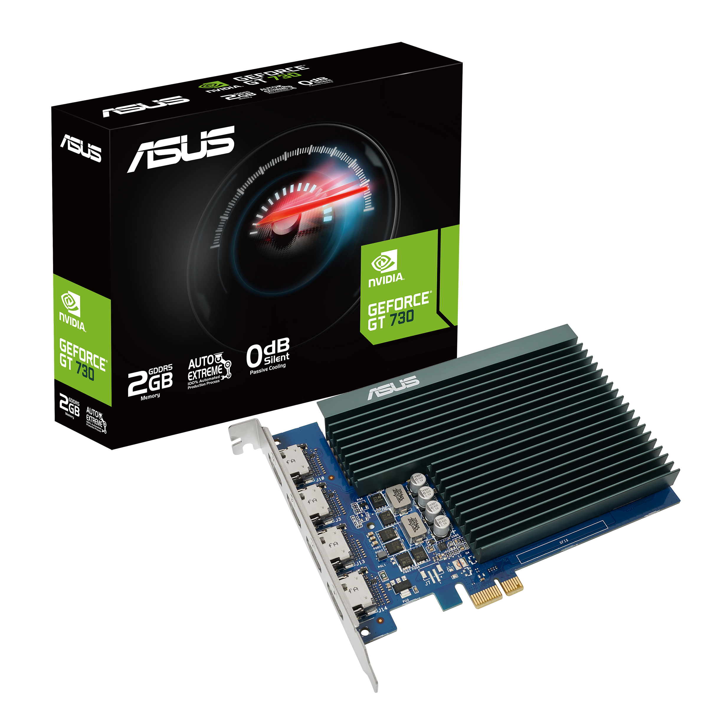 Asus Graphics Card-nvidia-pcie2 0-2gb Gddr5-4xhdmi-300w- 14 8x10 5x1 8cm-pcie X1 Slot - Image 4