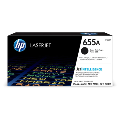 HP 655A BLACK ORIGINAL LASERJET TONER