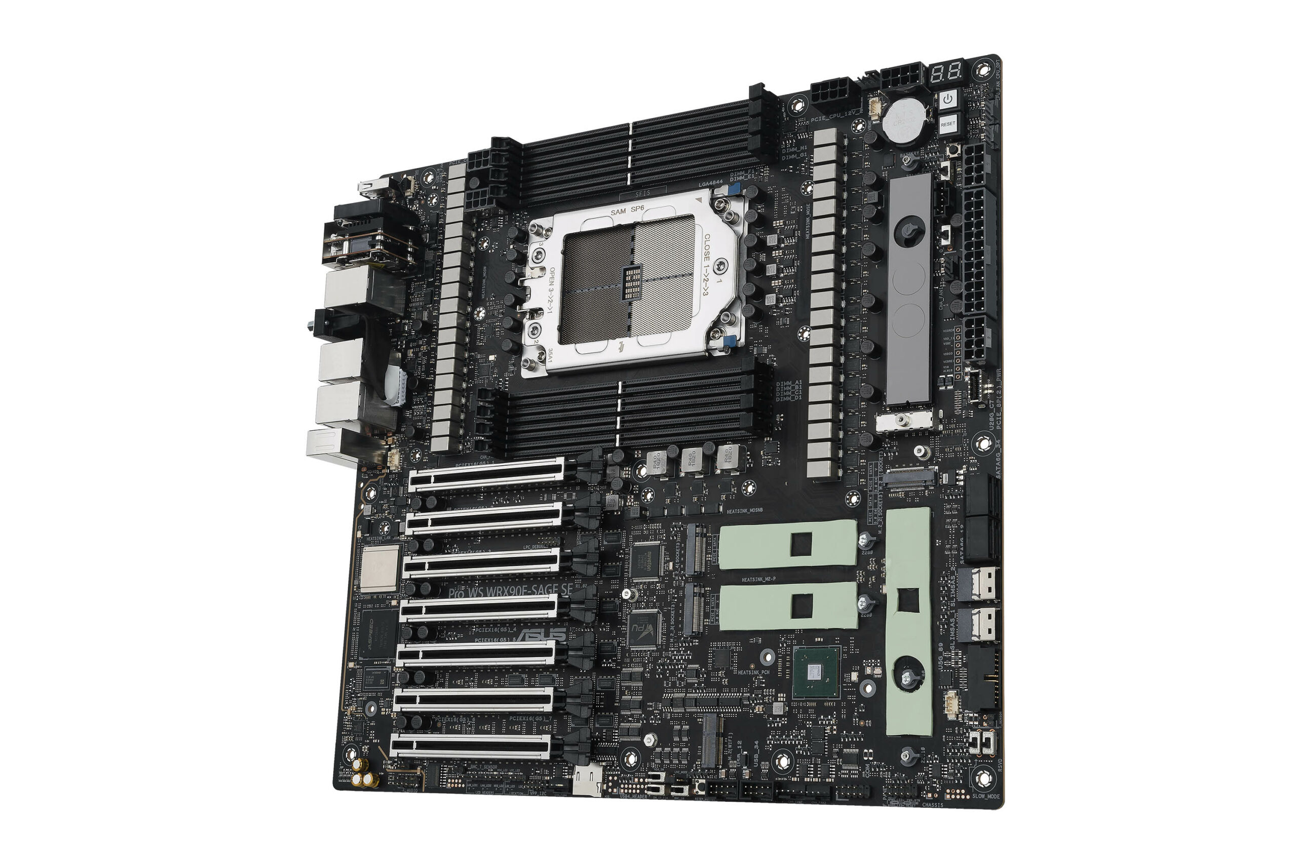 ASUS Motherboard- TR5-8xRDIMM-DDR5 ECC-1xDP-1xHDMI 6xPCIe5x16-1xPCIe5x1(x8mode)-4xM 2-2xSlimSAS-4xSATA-RAID-30 5x33cm - Image 14