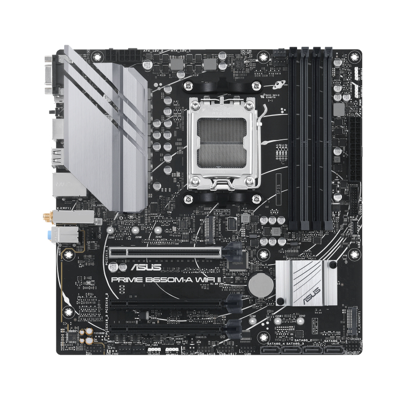 ASUS Motherboard-AM5-DDR5-4xDIMM-Max  128GB-1xPCIe4x16- 2xPCIe4x16-2xM  2-4xSATA-1xDP-1xVGA-1xHDMI-RAID