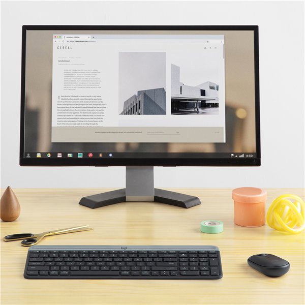 LOGITECH MK470 SLIM WIRELESS MOUSE & KEYBOARD COMBO - GRAPHITE - Image 7