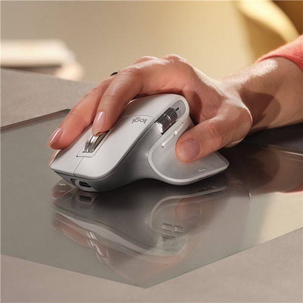 LOGITECH MX MASTER 3S WIRELESS & BT MOUSE GRAPHITE - Image 6