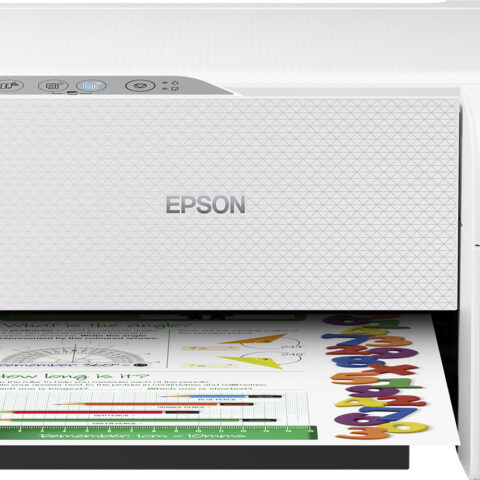 Epson EcoTank L3256 3-in-1 with Wi-Fi Direct Printer WHITE  Print  Copy & Scan  Includes ink in the box for 8100 pages black and
