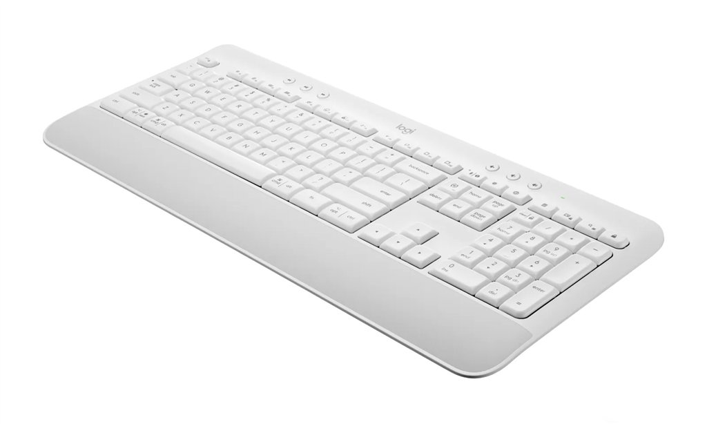 Logitech Signature K650 keyboard Office Bluetooth QWERTY US International White