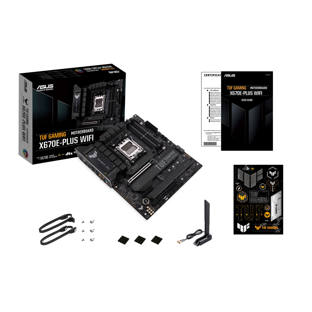 ASUS Motherboard-AM5-4xDIMM-Max   192GB-DDR5-1xDP-1xHDMI-1xPCIe5x16-1xPCIe4x16-1xPCIe4x16-1xPCIe4x4-4xM  2-4xSATA-RAID-30  5x24  4cm