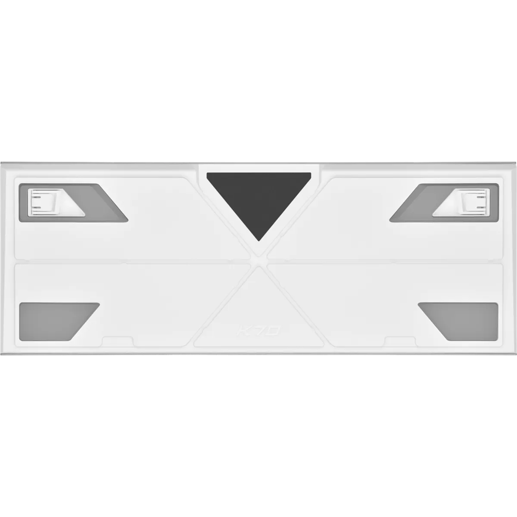 Corsair K70 PRO RGB Optical-Mechanical Gaming Keyboard - Corsair OPX switches - White