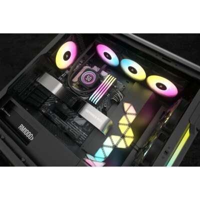 CORSAIR iCUE H150i ELITE LCD XT 360mm Liquid CPU Cooler