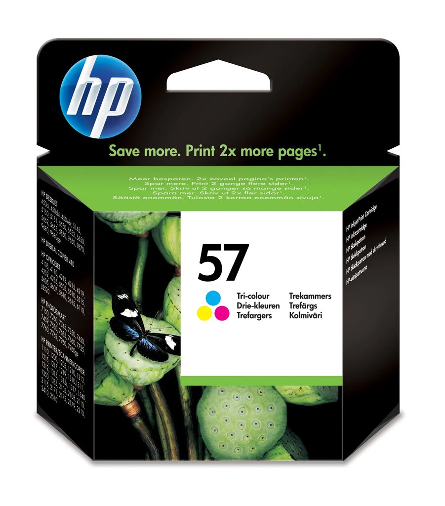 HP 57 TRI-COLOUR INK CARTRIDGE