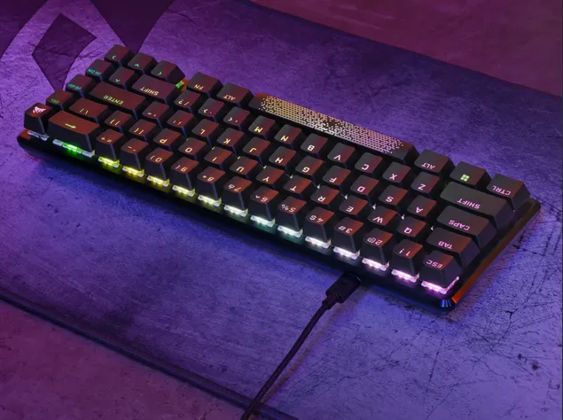 K65 PRO MINI RGB 65% Optical-Mechanical Gaming Keyboard - Corsair OPX switches - Black