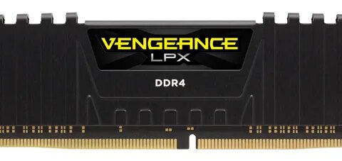 Corsair VENGEANCE® LPX 8GB (1 x 8GB) DDR4 DRAM 3000MHz C16 Memory Module16-20-20-38; 1.2V; Black