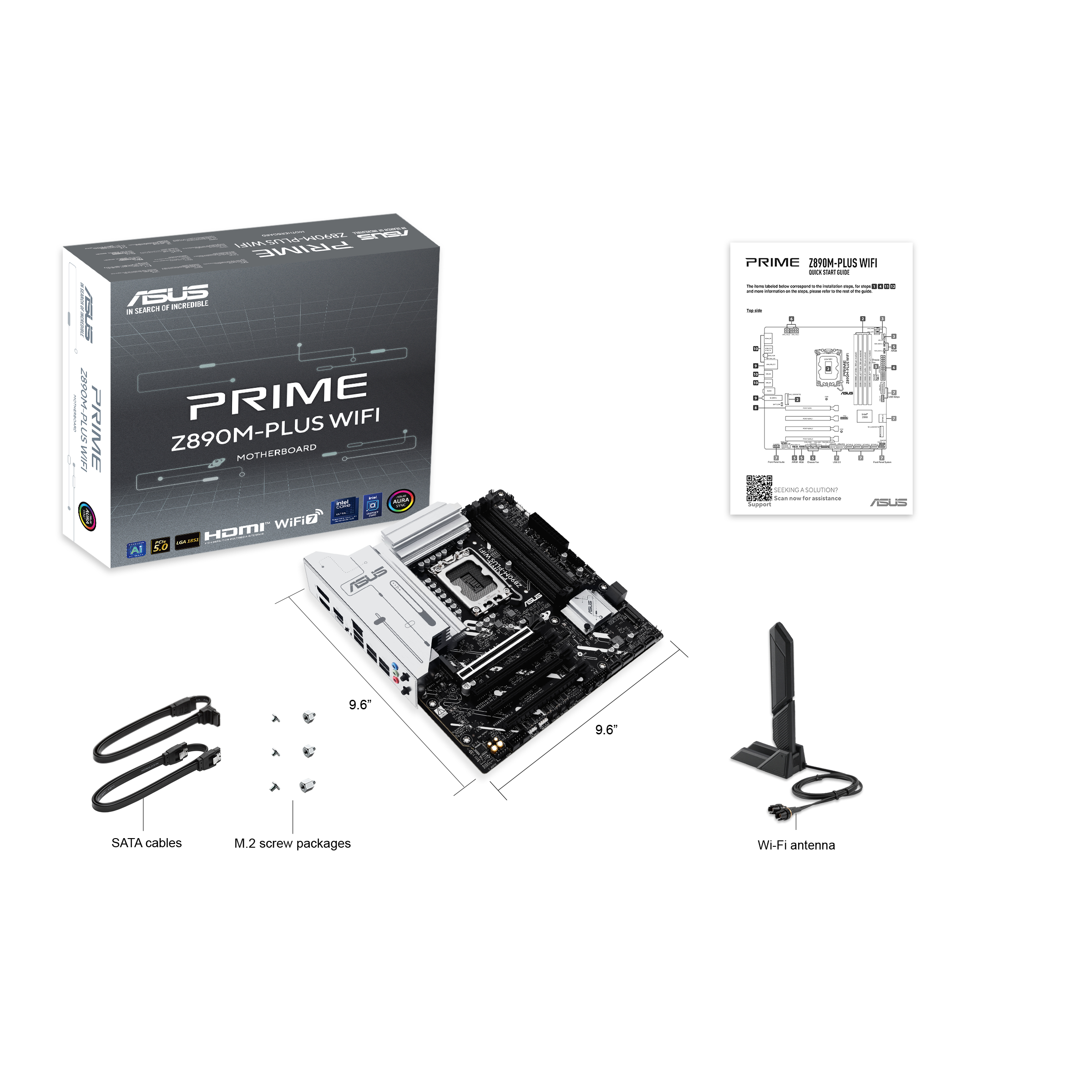 ASUS PRIME Z890M-PLUS WIFI Intel Z890 LGA 1851 (Socket V1) micro ATX - Image 5