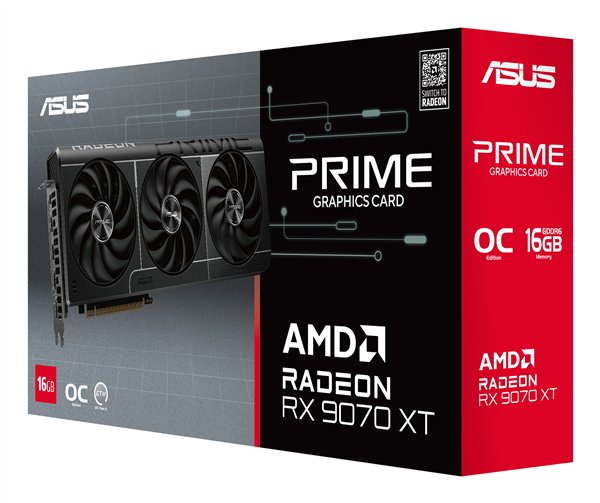 ASUS Prime -RX9070XT-O16G AMD Radeon RX 9070 XT 16 GB GDDR6 - Image 3