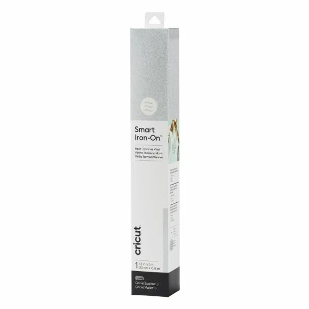 2009061 Cricut Smart Iron-on 33x91cm 1 sheet (Glitter White)