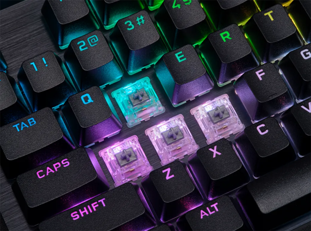 CORSAIR K70 RGB PRO Mechanical Gaming Keyboard - CHERRY MX SPEED Silver Keyswitches - Black