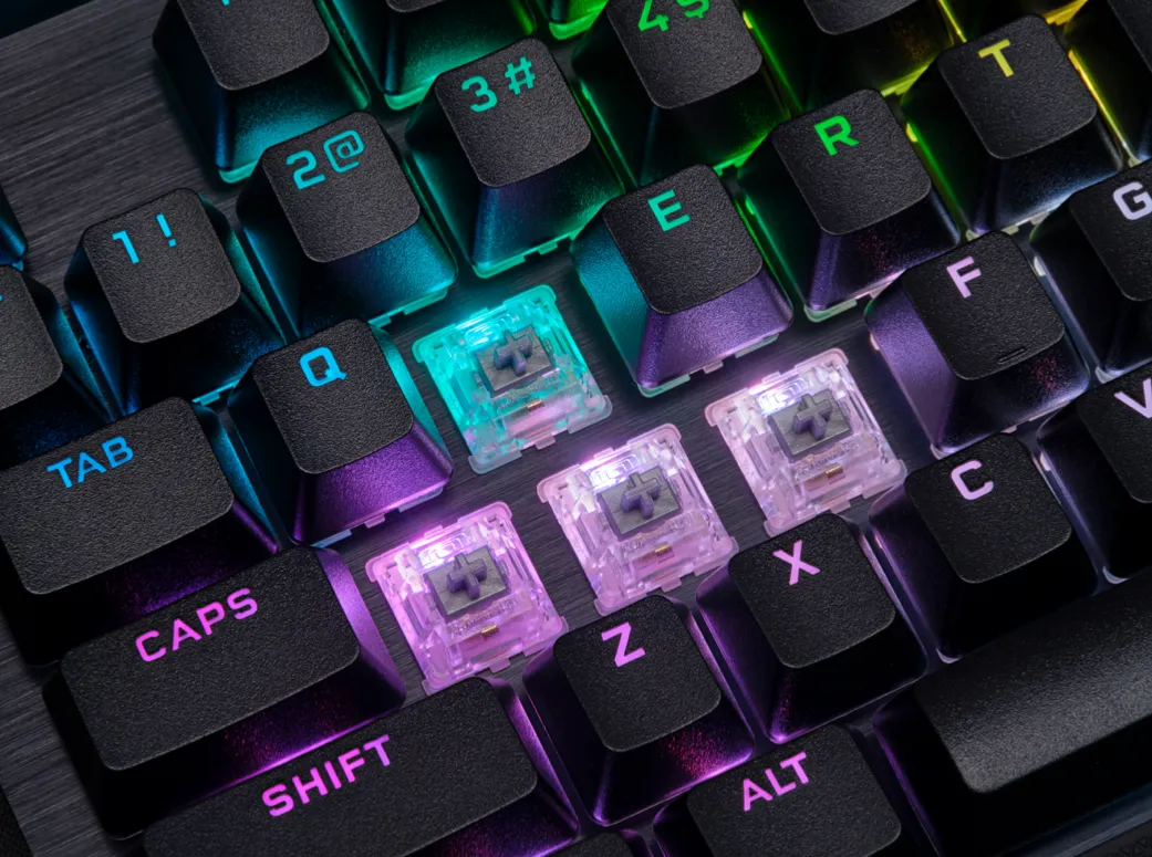 Corsair K70 Rgb Pro Mechanical Gaming Keyboard-cherry Mx Speed Silver Keyswitches-black