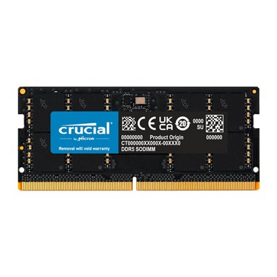 Crucial 64GB 5600MHz DDR5 SODIMM Notebook Memory