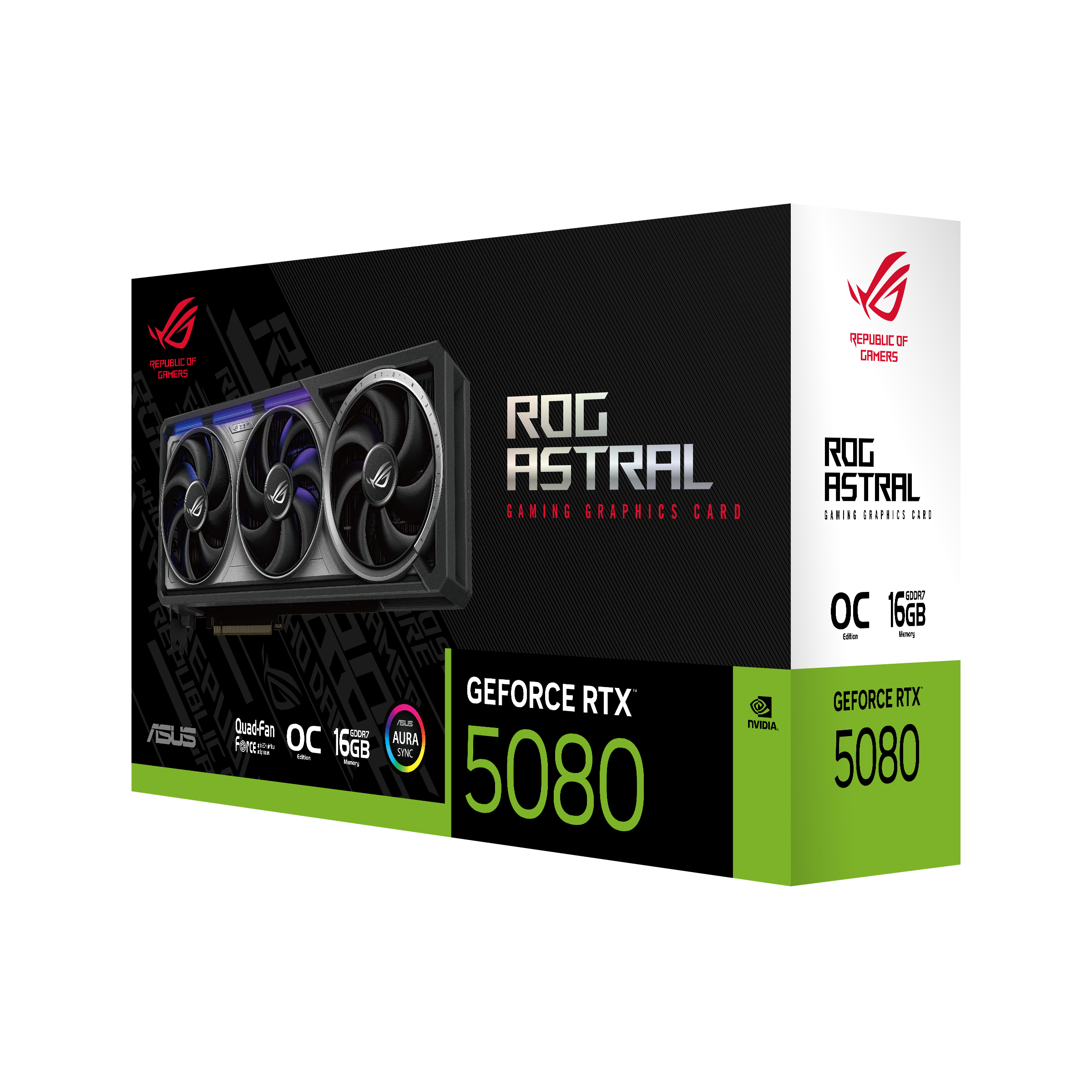 ASUS ROG Astral - -RTX5080-O16G-GAMING NVIDIA GeForce RTX 5080 16 GB GDDR7 - Image 2