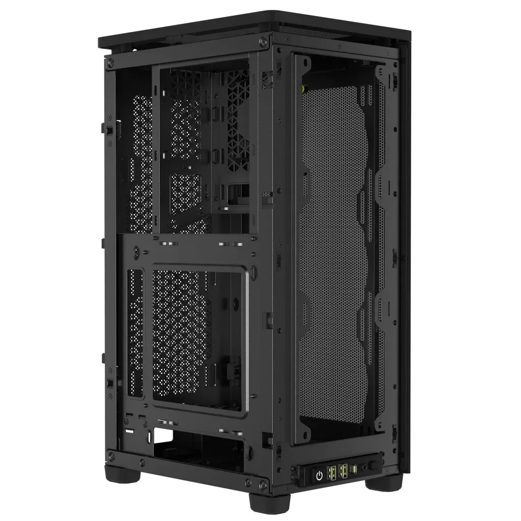 2000D Airflow ITX-Tower; Black; Slim fans/FS PSU only