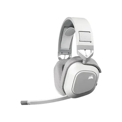 HS80 MAX WIRELESS Premium Carbon Headset  Spatial Audio  50mm Audio Drivers  Omni-directional Microphone - PC- Mac- PlayStation 