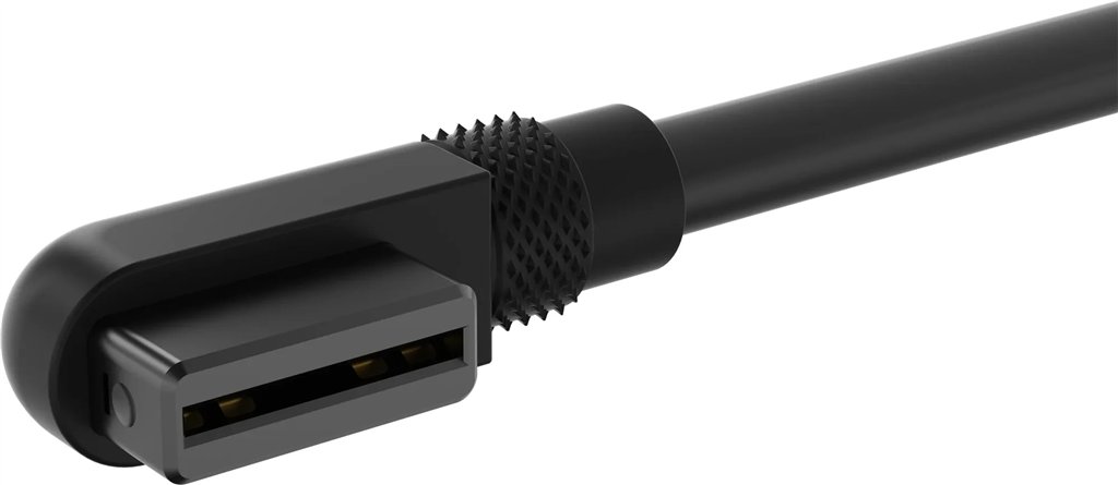 CORSAIR iCUE LINK Cable; 2x 135mm with Slim 90° connectors; Black