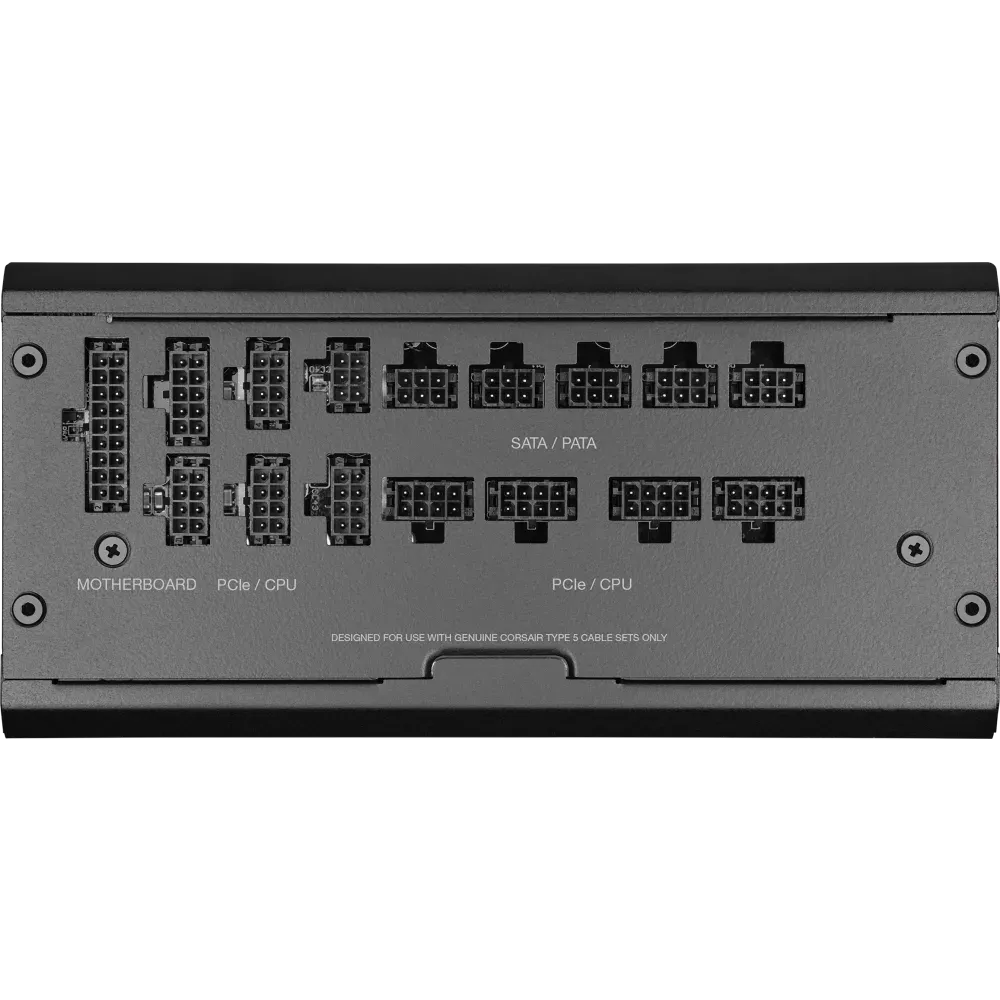 Corsair RM Series™ RM1200x Shift — 1200 Watt 80 PLUS Gold Fully Modular ATX PSU; ATX 3.0; PCI-E 5.0; 10yr Warranty.
