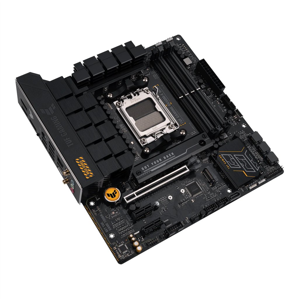 ASUS Motherboard-AM5-DDR5-4xDIMM-Max  128GB-1xPCIe4 x16-2xPCIe 4x1-2xM  2-4xSATA-2xDP-1xHDMI  