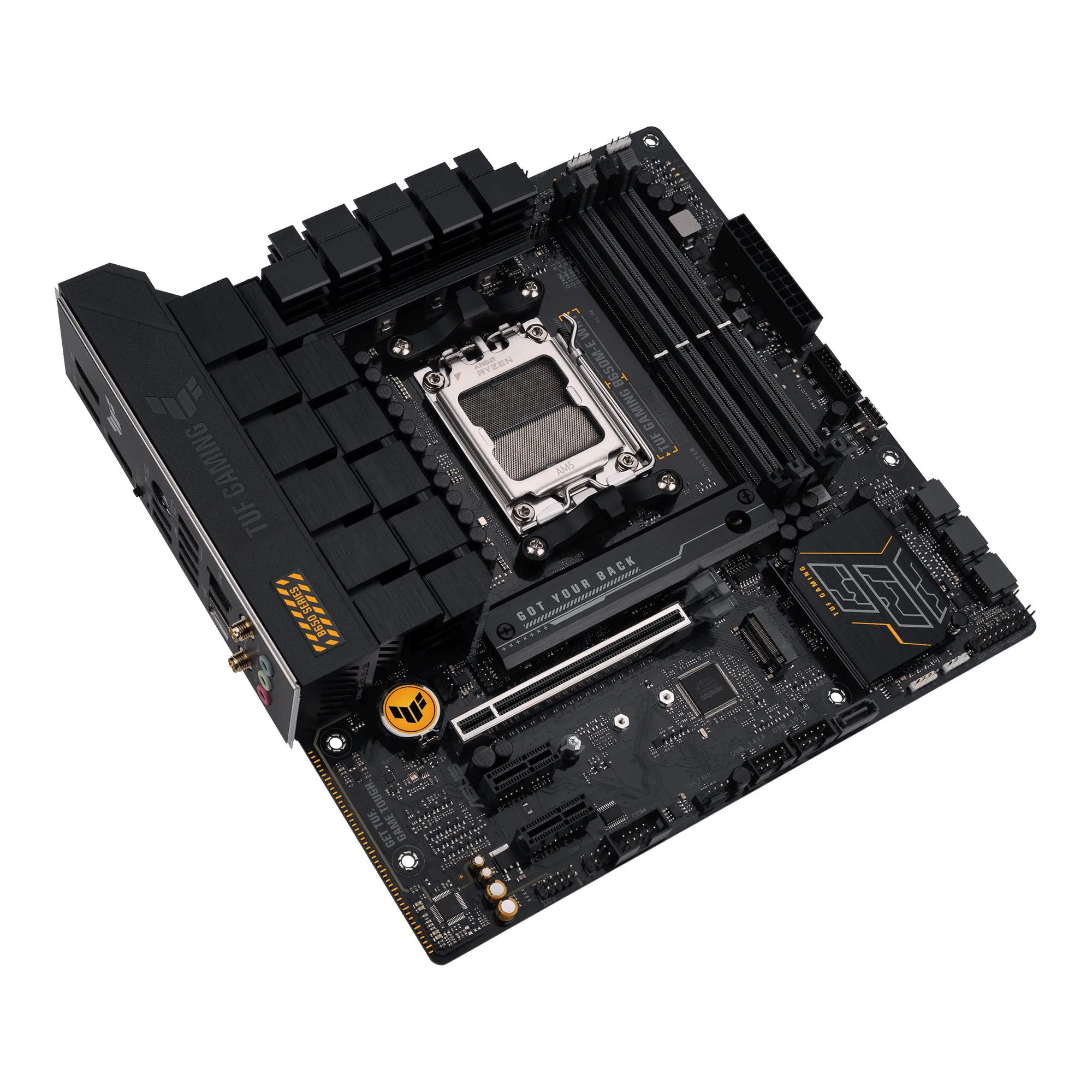 ASUS Motherboard-AM5-DDR5-4xDIMM-Max 128GB-1xPCIe4 x16-2xPCIe 4x1-2xM 2-4xSATA-2xDP-1xHDMI