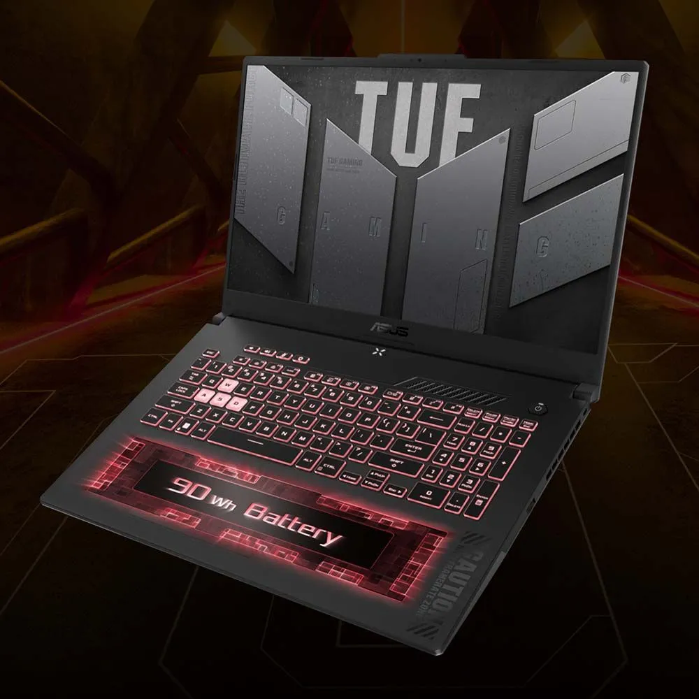 ASUS TUF Gaming-FA507UV-91610G0W-15  6'' FHD-GREY-R9-8945H-16GB DDR5 SD-1TB PCIe SSD-RTX4060 8GB-WIN11 HOME