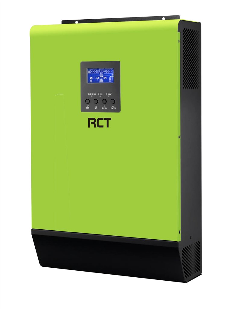 RCT AXPERT VM3 3KVA INVERTER 24V DC 4000W PV & BATTERY INDEPENDANT BMS Compatiable; BT; No Parallel Operations;