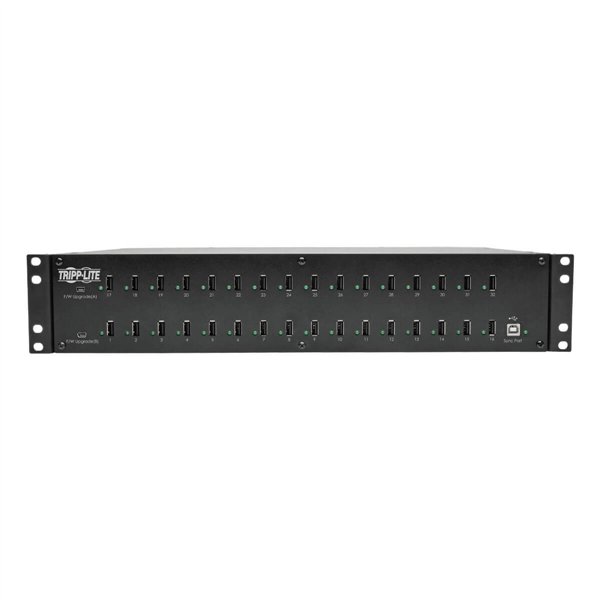 EATON 32-PORT USB CHARGING STATION WITH SYNCING USB CHARGER OUTPUT 2U RACK-MOUNT - Image 5