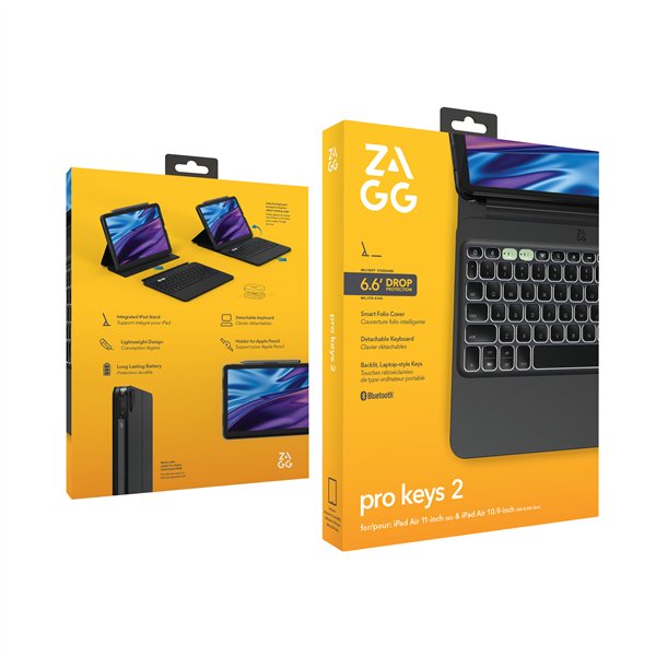 ZAGG Pro Keys 2 QWERTY UK English Bluetooth Black - Image 3