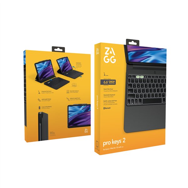 ZAGG Pro Keys 2 QWERTY UK English Bluetooth Black - Image 2