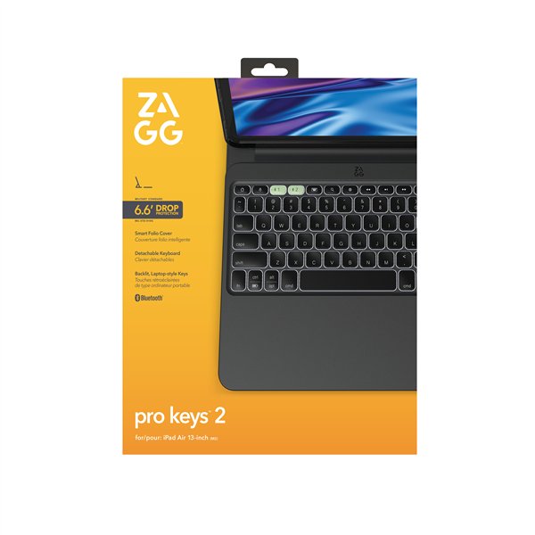 ZAGG Pro Keys 2 QWERTY UK English Bluetooth Black - Image 4