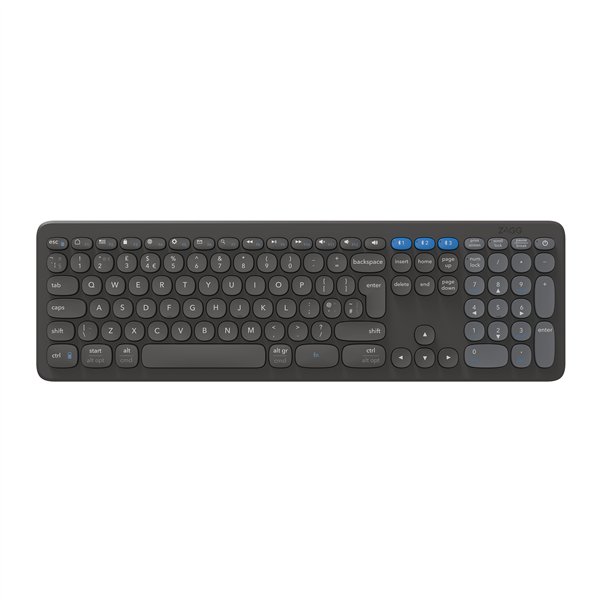 ZAGG Pro 17 keyboard Universal Bluetooth QWERTY UK English Black