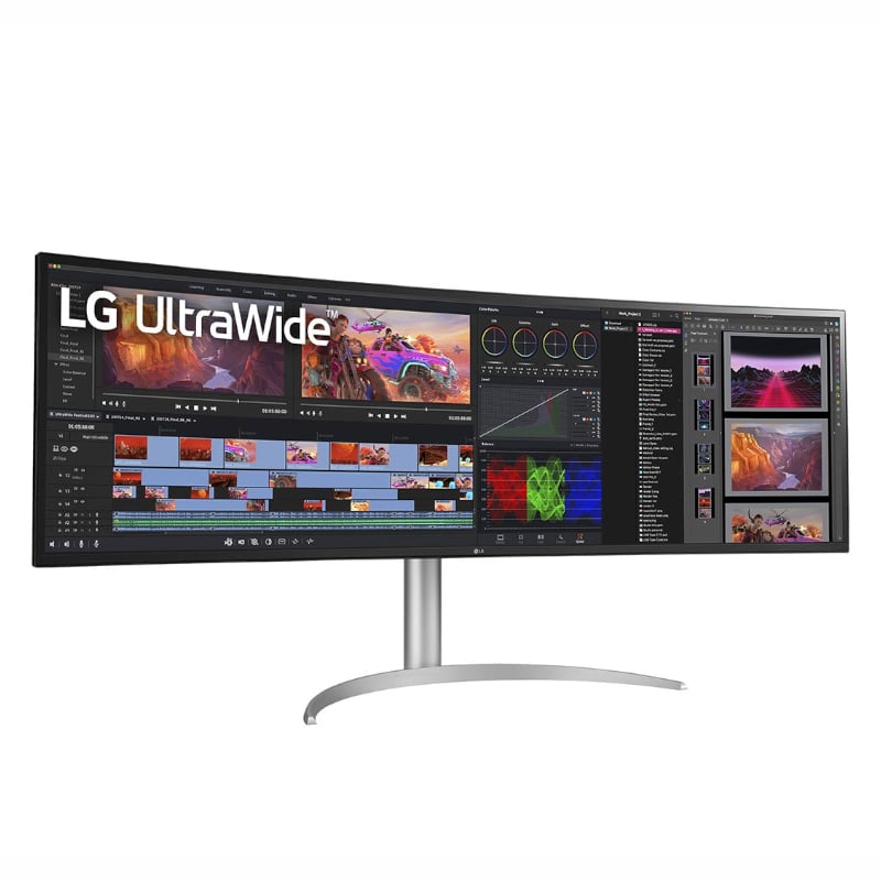 LG 49" UltraWide Dual QHD Curved Monitor with HDMI and USB-C - Image 4