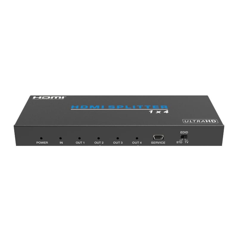 HDCVT 1x4 HDMI 2.0 Splitter Supports HDCP 2.0, EDID and HDR - Image 2