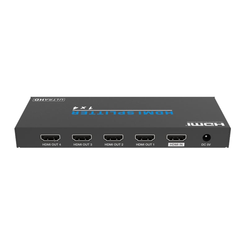 HDCVT 1x4 HDMI 2.0 Splitter Supports HDCP 2.0, EDID and HDR - Image 3