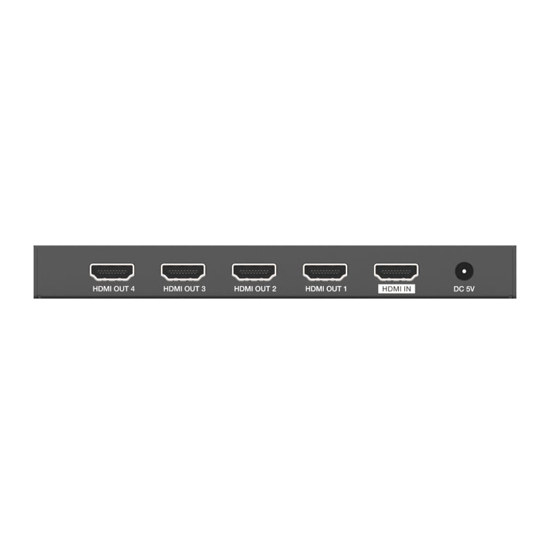 HDCVT 1x4 HDMI 2.0 Splitter Supports HDCP 2.0, EDID and HDR - Image 5