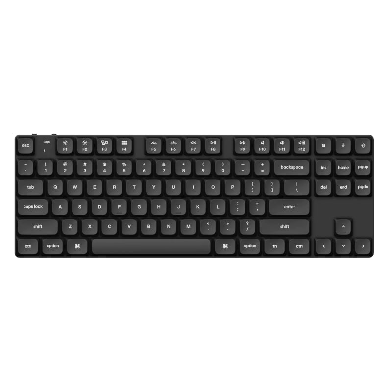Keychron Double Shot PBT LSA Full Keycap Set - Black - Image 2