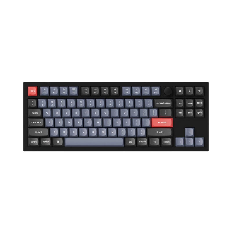 Keychron Q3 80% Red G Pro Switches Aluminium RGB Wired Keyboard - Black - Image 2