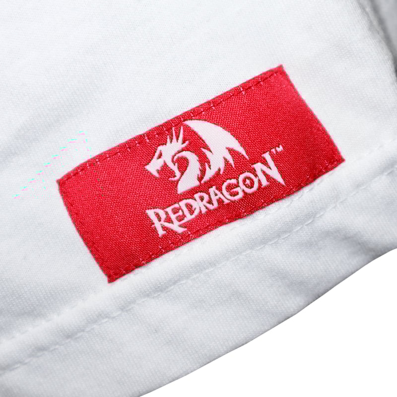 REDRAGON SAMURAI T-SHIRT - WHITE - XXLARGE - Image 4
