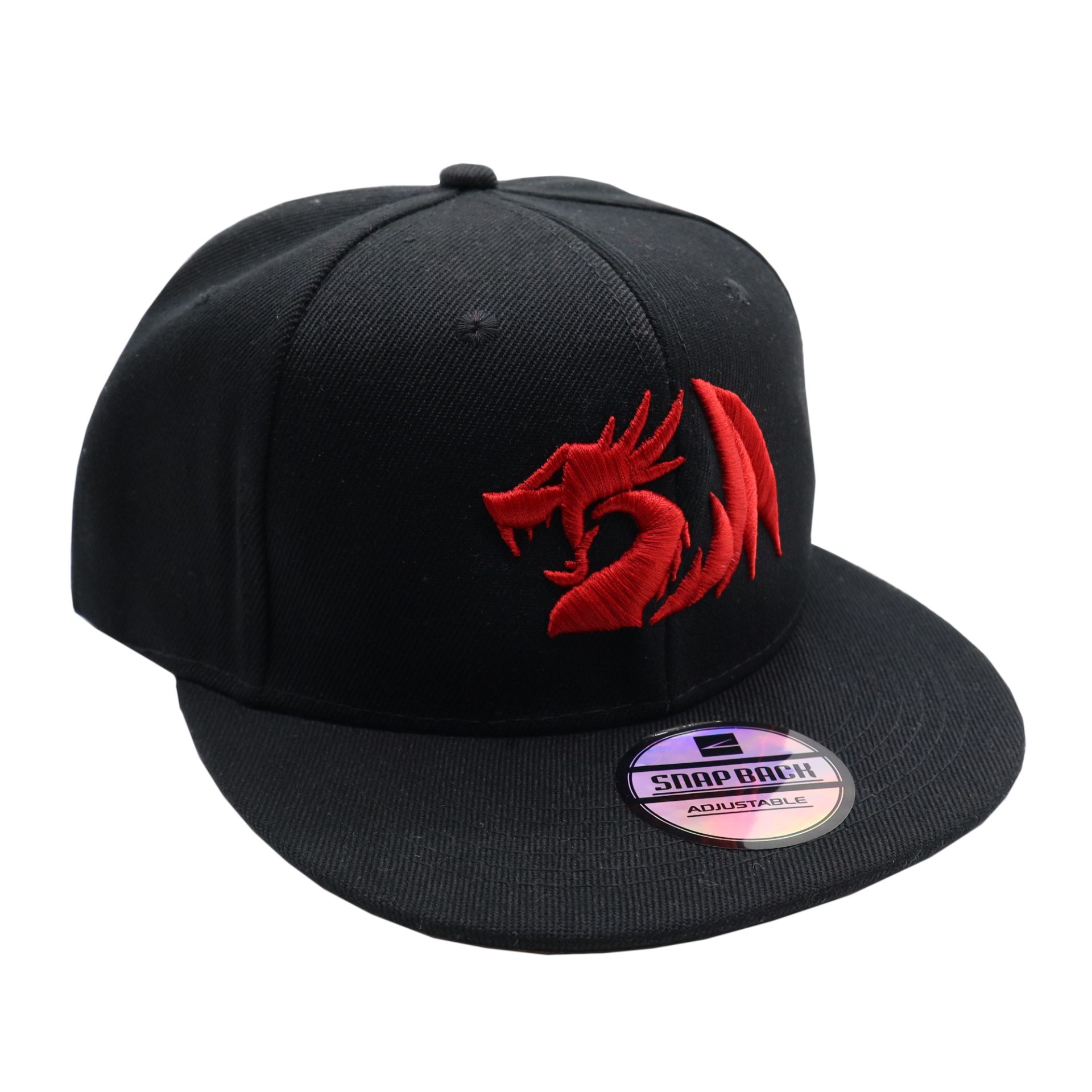 Redragon Original Snapback Cap-black - Image 3