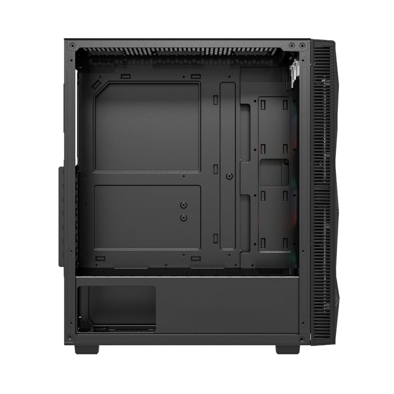 Raidmax V151TBS ATX | Micro-ATX | Mini-ITX RGB Mid-Tower Gaming Chassis - Black - Image 4