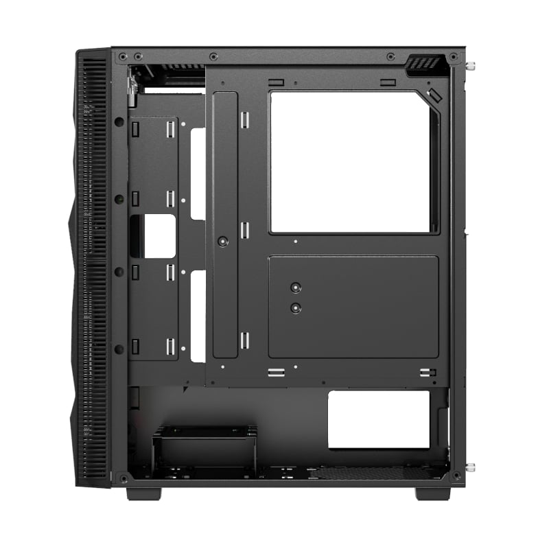 Raidmax V151TBS ATX | Micro-ATX | Mini-ITX RGB Mid-Tower Gaming Chassis - Black - Image 5